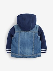 Blue Denim Denim Bomber Jacket (3mths-7yrs) - Image 7 of 8