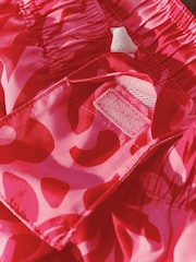 Pink Abstract Floral Printed Swim Shorts - Image 10 of 10