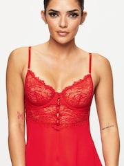 Ann Summers Red The Iris Lace Detail Babydoll - Image 4 of 5