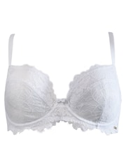 Pour Moi White Non-Padded India Eyelash Lace Bra - Image 4 of 5