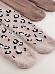 Leopard Printed and Red - Lot de 2 collants bébé - Image 4 de 5
