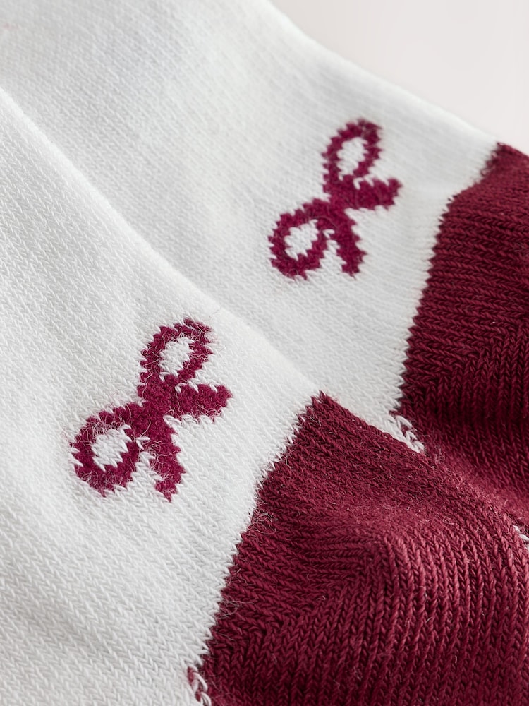 Bourgogne Rouge Noeud - Lot de 1 collants bébé - Image 3 de 3