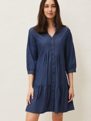 Phase Eight Blue Penele Swing Dress - Image 1 of 1