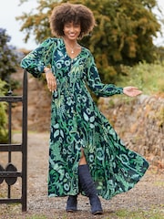 فستان ماكسي بكُم طويل Florence من Joe Browns - صورة 2 من 7
