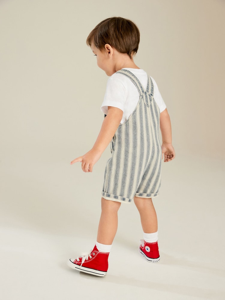 Stripe Denim Slouch Dungarees (3mths-7yrs) - Image 2 of 8