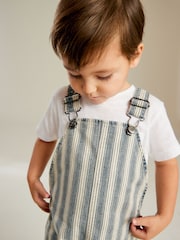 Stripe Denim Slouch Dungarees (3mths-7yrs) - Image 4 of 8