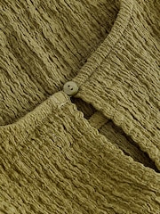Khaki Green Textured Vest (3-16yrs) - Image 7 of 7