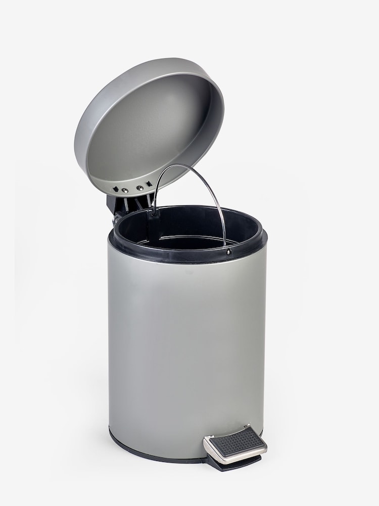 Grey Soft Close Pedal 3 Litre Bin - Image 3 of 3