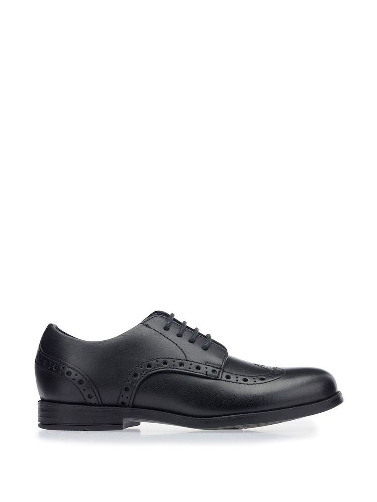 Start-Rite Brogue Pri Black Patent Leather Smart School Shoes - Image 1 of 8 Start-Rite Brogue Pri Black Patent Leather Smart School Shoes - Image 1 of 8