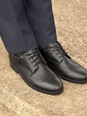 Start-Rite Brogue Pri Black Patent Leather Smart School Shoes - Image 4 of 8