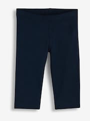 Navy Blue 3 Pack Cropped Leggings (3-16yrs) - Image 2 of 4