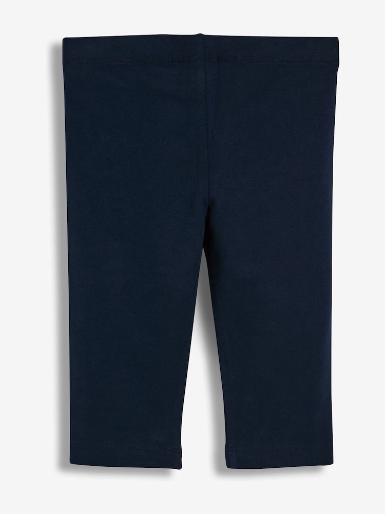 Bleu marine - Raccourci Leggings (3-16yrs) - Image 3 of 4