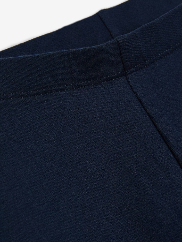 Navy Blue 3 Pack Cropped Leggings (3-16yrs) - Image 4 of 4