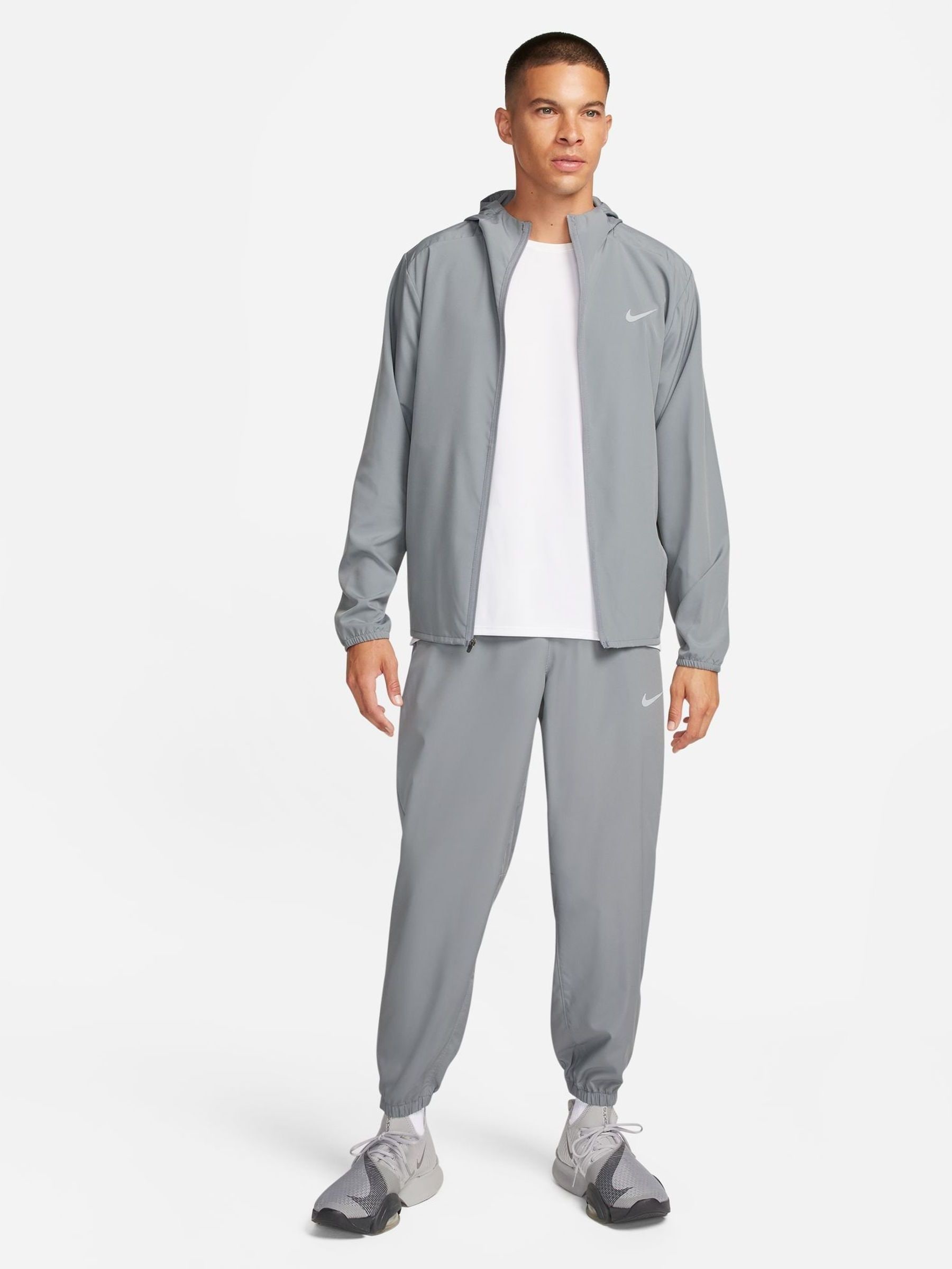nike grey tracksuit jacket