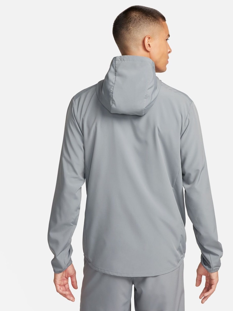 Nike Grey Dri-FIT Form Hooded Training Jacket - Image 2 of 6