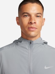 Nike Grey Dri-FIT Form Hooded Training Jacket - Image 3 of 6