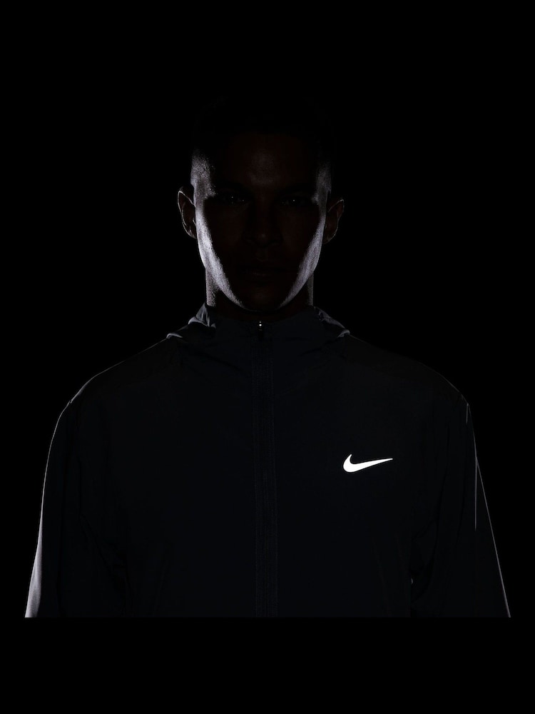 Nike Grey Dri-FIT Form Hooded Training Jacket - Image 6 of 6