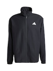 adidas Black 3-Stripes Woven Tracksuits - Image 7 of 8