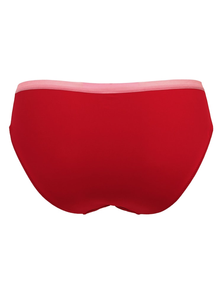 Pour Moi Red Romance Bikini Knickers - Image 5 of 5