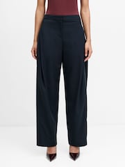 French Connection Aira Front And Back Pleated Trousers - Bild 2 av 5
