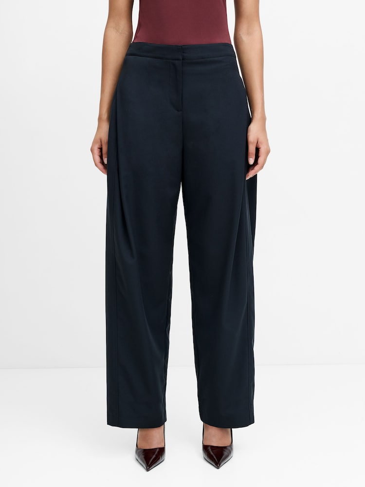 French Connection Aira Front And Back Pleated Trousers - Bild 2 av 5