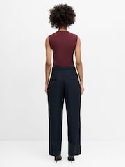 French Connection Aira Front And Back Pleated Trousers - Bild 4 av 5