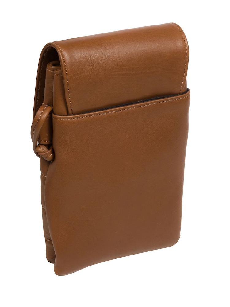 Pure Luxuries London Lilian Nappa Leather Cross Body Phone Bag - Image 2 of 5