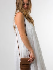 Pure Luxuries London Lilian Nappa Leather Cross Body Phone Bag - Image 4 of 5