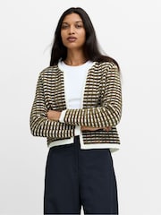 French Connection Green Dion Noar Edge To Edge Cardigan - Image 1 of 6