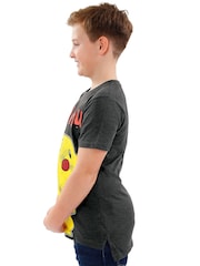 Character Black Pokemon Pikachu Boys T-Shirt - Image 4 of 6