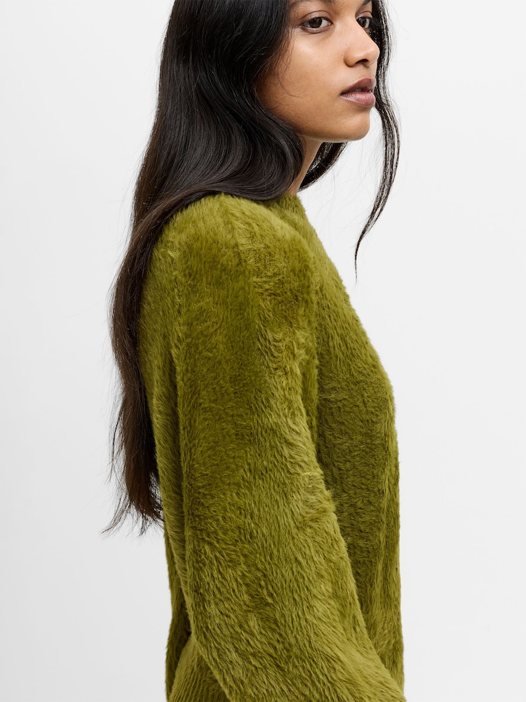 French Connection Green Lucille Texture Jumper - Image 2 of 6