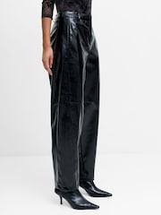 French Connection Juniper PU Trousers - 7суретінің 4 суреті