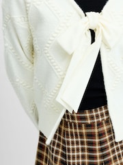 French Connection Kittle Bobble Scarf Tie Top - Bild 2 av 6