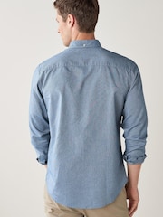 Blue Long Sleeve Oxford Shirt - Image 2 of 4