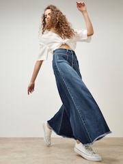 Apricot Blue Gianna Wide-Leg Jeans - Image 1 of 6