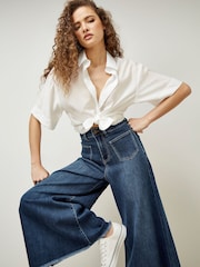 Apricot Blue Gianna Wide-Leg Jeans - Image 6 of 6