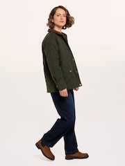 Brakeburn Green Pear Cord Collar Barn Jacket - Image 3 of 6