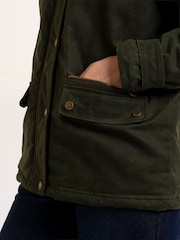 Brakeburn Green Pear Cord Collar Barn Jacket - Image 6 of 6