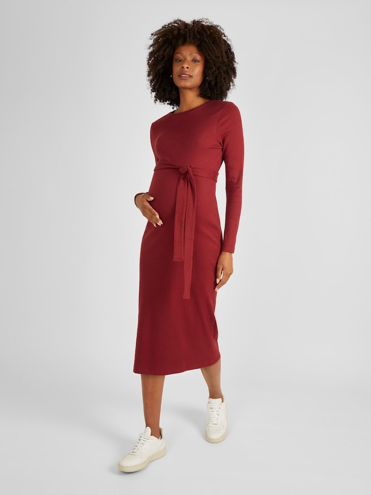 Robe de maternité JoJo Maman Bébé en jersey côtelé - Image 2 de 7