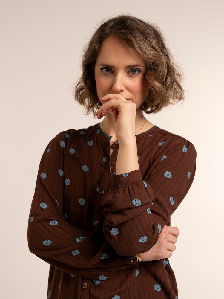 Brakeburn Brown Orfelia Blouse - Image 5 of 5 Brakeburn Brown Orfelia Blouse - Image 5 of 5