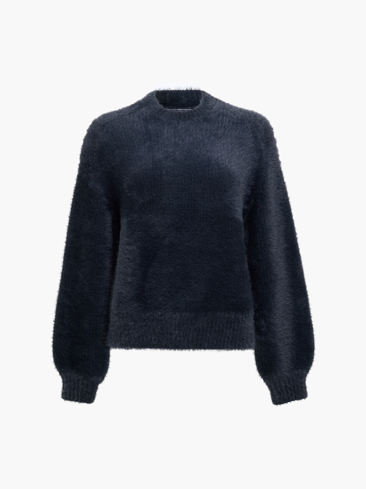 French Connection Dark Navy Blue Lucille Texture Jumper - Image 6 of 6 French Connection Dark Navy Blue Lucille Texture Jumper - Image 6 of 6