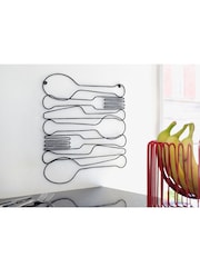 Art For The Home Black Dinner Time Wire Frame - Image 1 of 2