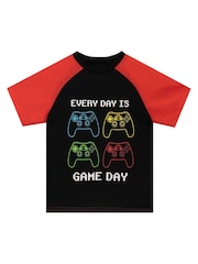 Harry Bear Black Gaming Short Pyjamas - Image 2 of 5