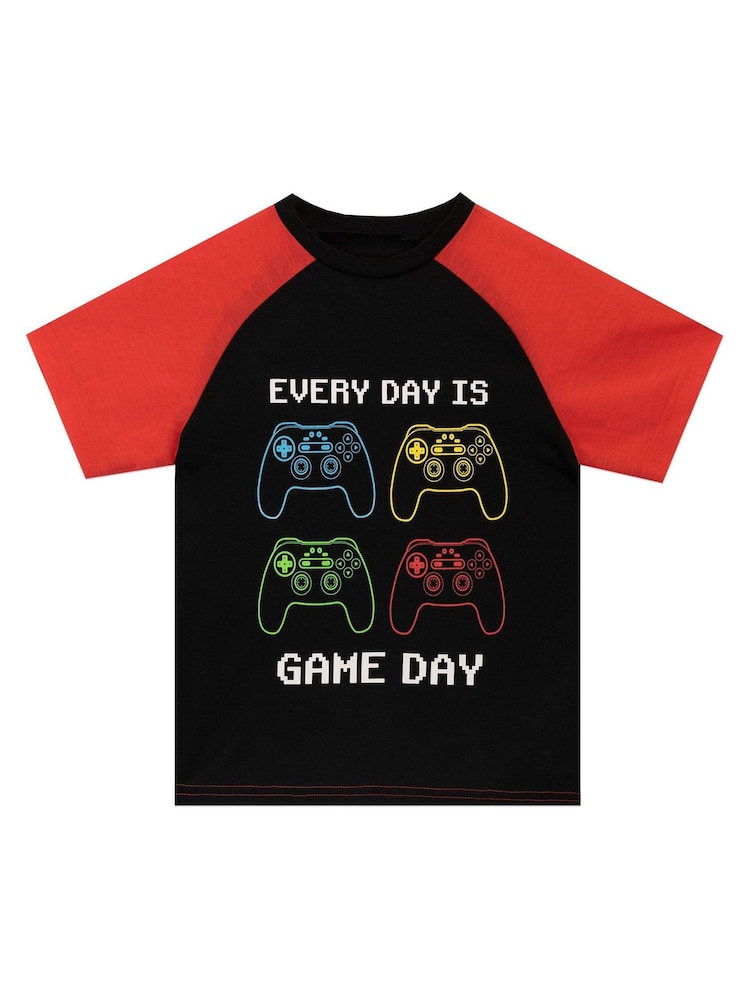 Harry Bear Black Gaming Short Pyjamas - Image 2 of 5