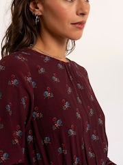 Brakeburn Red Copper Dress - Image 4 of 6