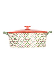 Cath Kidston Cream Christmas Casserole Dish - Image 2 of 4