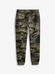 Green Camouflage Slim Fit Basic Joggers (3-16yrs) - Image 1 of 7