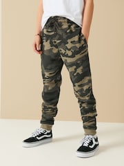 Green Camouflage Slim Fit Basic Joggers (3-16yrs) - Image 2 of 7