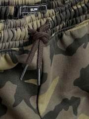 Green Camouflage Slim Fit Basic Joggers (3-16yrs) - Image 7 of 7
