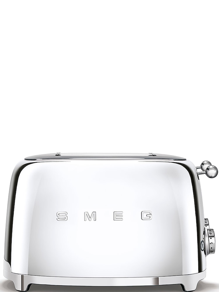 Smeg Silver 4 Slice Toaster - Image 2 of 5